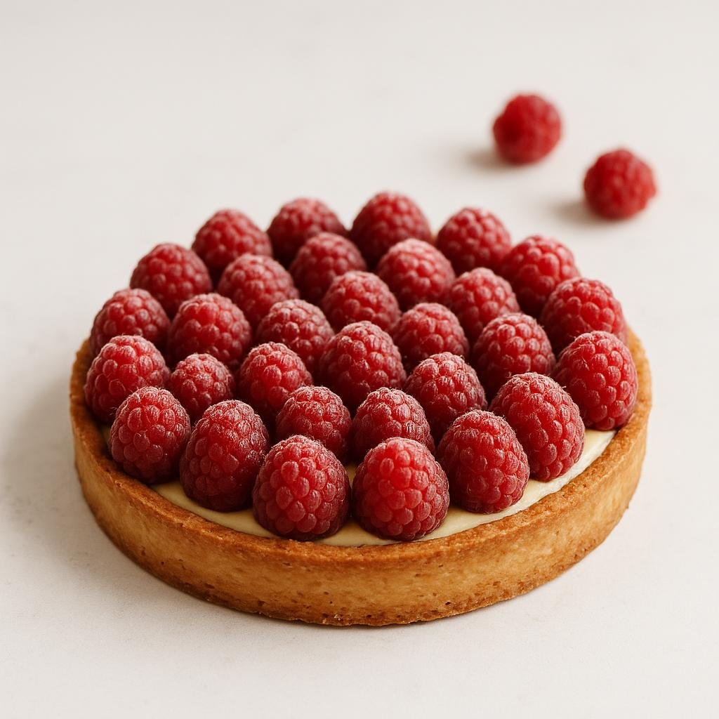 Tarte aux framboises : recette gourmande