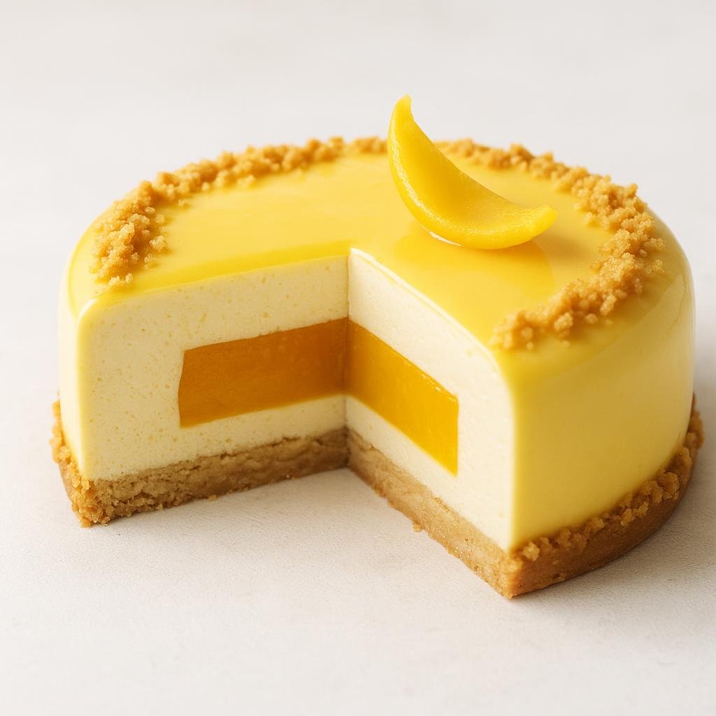 Créez un délicieux entremet avec un insert mangue