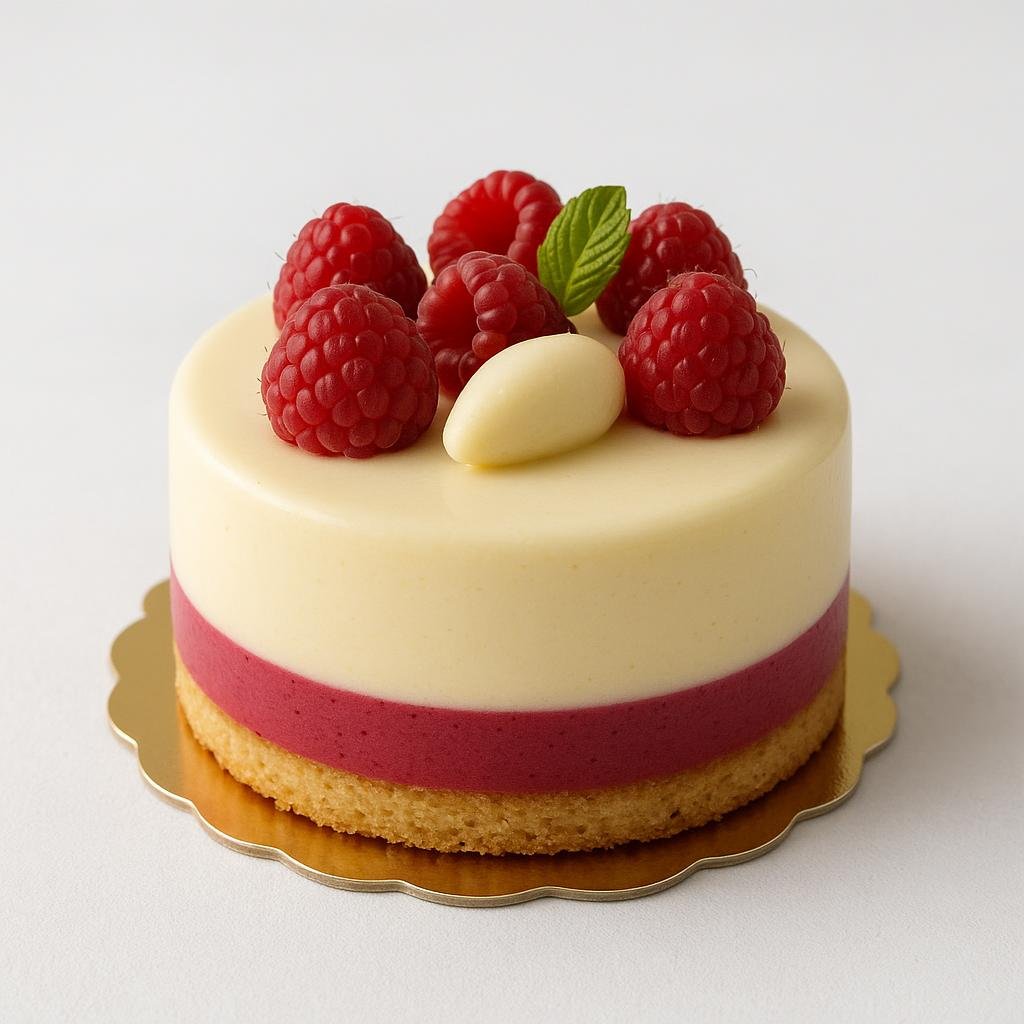 Entremets Vanille Framboise : Recette Délicieuse