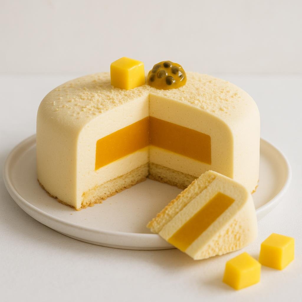Recette d'Entremet avec Insert Mangue Passion