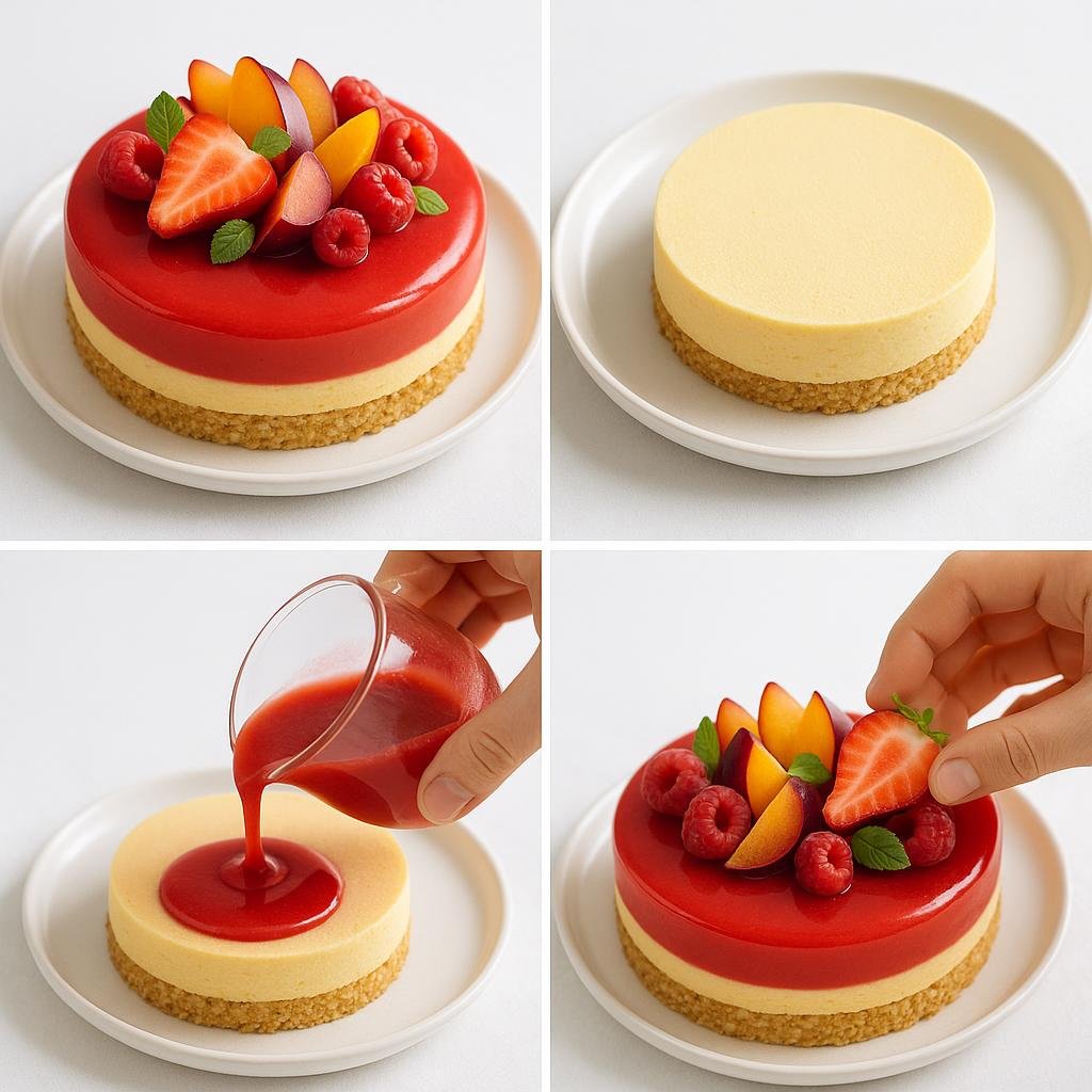Entremet dessert fruité : recette facile étape par étape