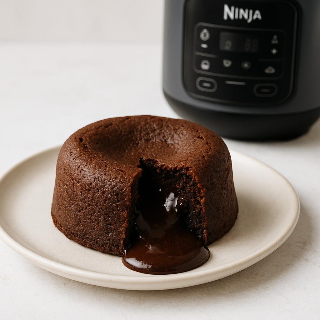 Fondant au chocolat air fryer Ninja : recette facile